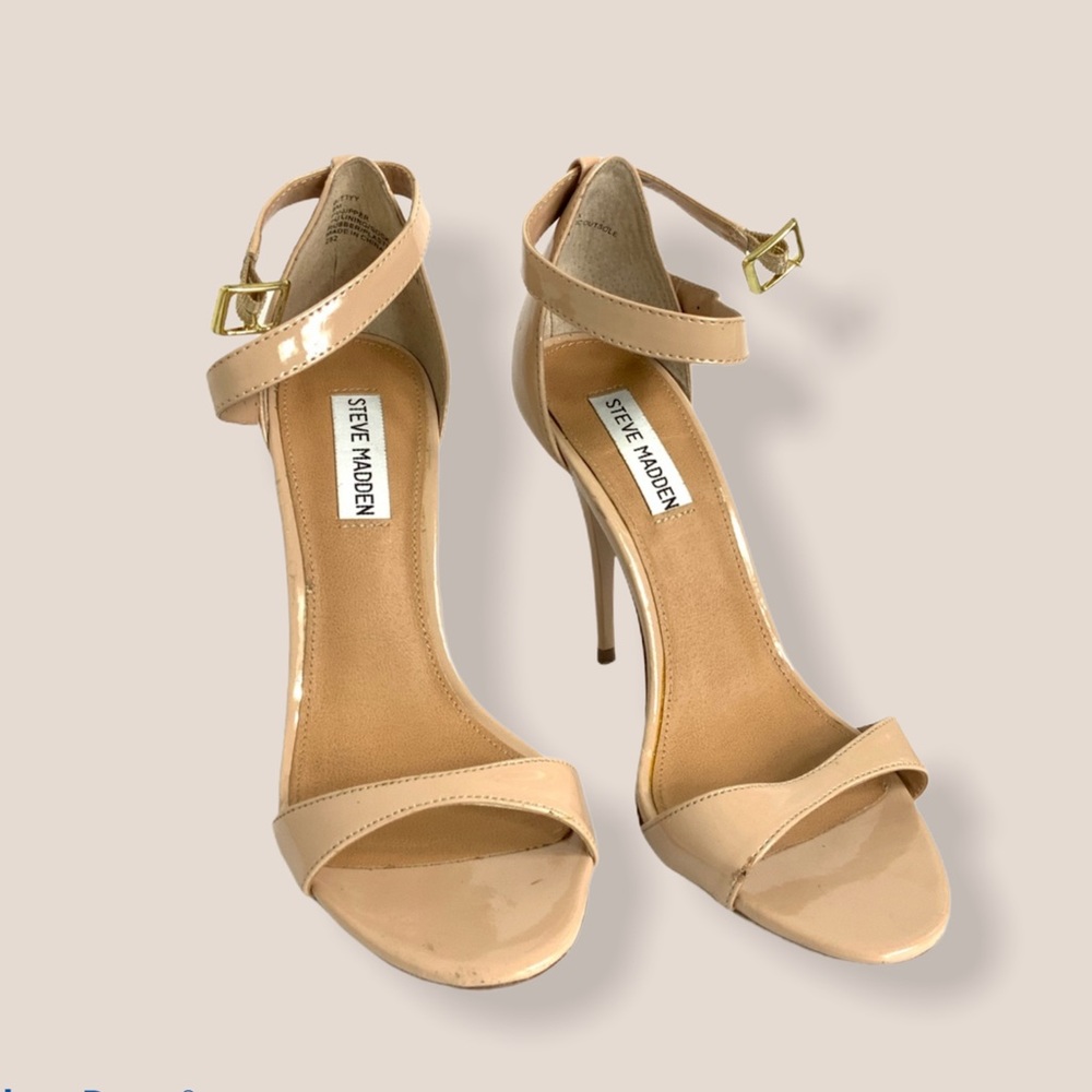 Steve Madden Bitty nude heels 9